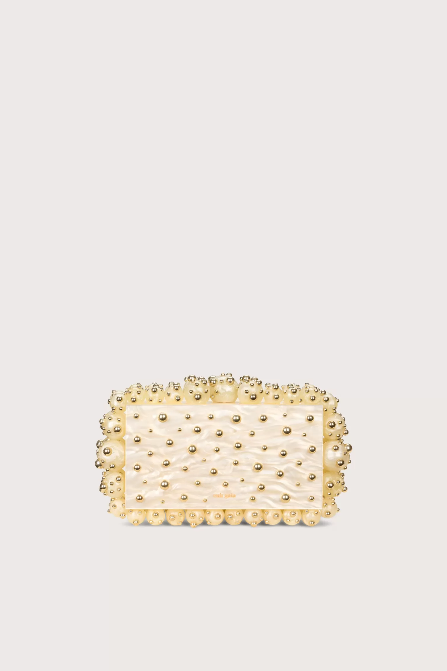 New EOS CLUTCH - STUDDED IVORY Clutches